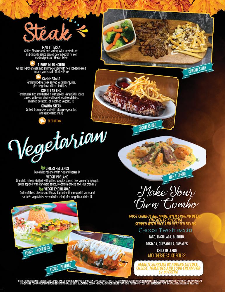 La Catrina Cocina Mexicana Houghton Menu image 3
